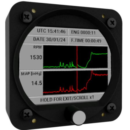 My-EMS PLUS My-EMS Engine Monitoring System 80mm PRO