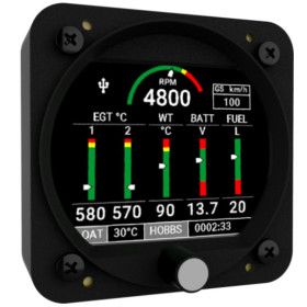 My-EMS Engine Monitoring System 80mm COSMOS, ROTAX 503/582, ETC.