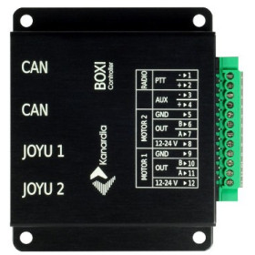 Controller BOXI 2 per trim elettrici di beccheggio e rollio, trasmissione radio.