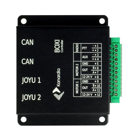 Controller BOXI 2 per trim elettrici di beccheggio e rollio, trasmissione radio.
