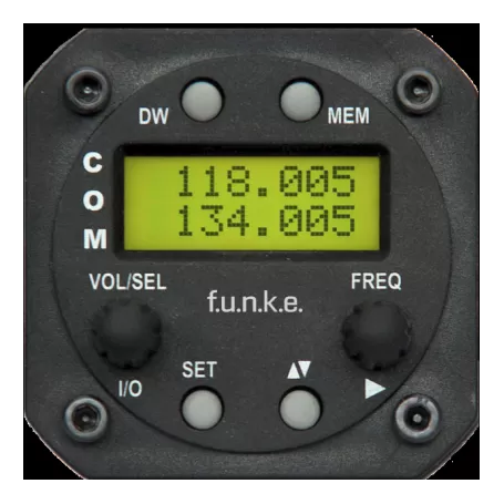 Aeronautical Radio Radio Funke ATR833S VHF Air Band Tranciver 8,33Khz VOX Intercom,6Watt,LCD €1,375.55