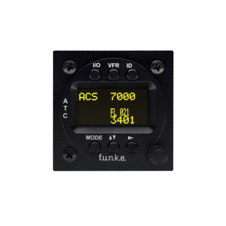 Transponder Funke TRT800H-OLED Mode A/C/S , classe 1 , montaggio 57mm , OLED display