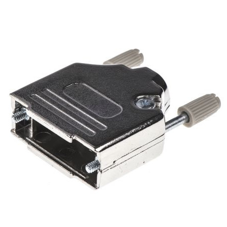 Guscio posteriore in metallo connettore D-sub MH , diritto, 15 vie