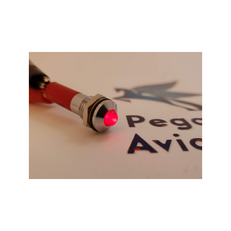 Diodo LED Rosso Cablato 5mm Alta Luminosità – Pronto All'uso Per Tuning E Presepe!