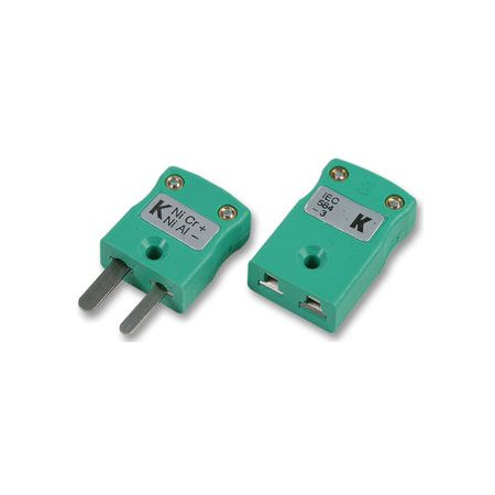 Connettore termocoppia, spina e presa, tipo K, IEC, miniatura, ideale per termocoppie EGT ROTAX per una