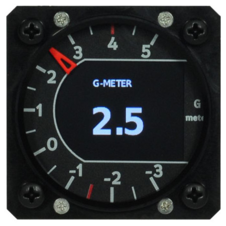 Indicatore G meter rotondo autonomo. (master)