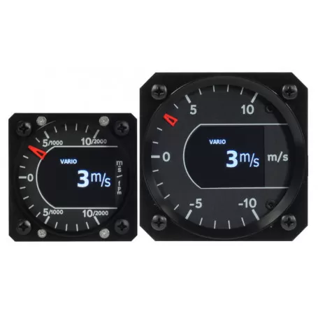 Indicateurs 57-80 mm Variometro autonomo rotondo (indicatore di velocità verticale) consensori di pressione integrati. 609,00 €