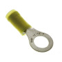 Capocarda ad ANELLO TE Connectivity serie PIDG Isolato, Ø perno M8, 2.6mm² - 6.6mm², placcato Stagno, Giallo