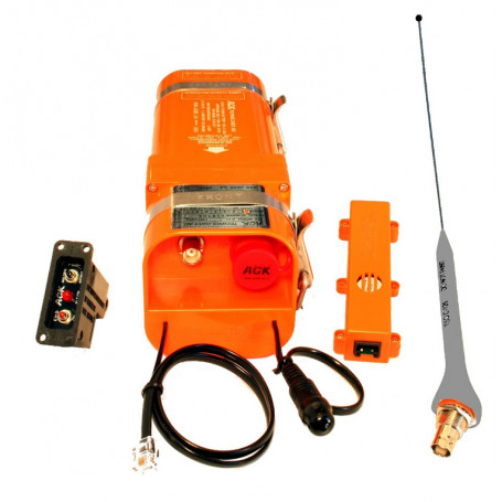 ELT 406 / 121.5 MHz E-04, with installation kit (antenna, remote panel, fixing bracket) including programming