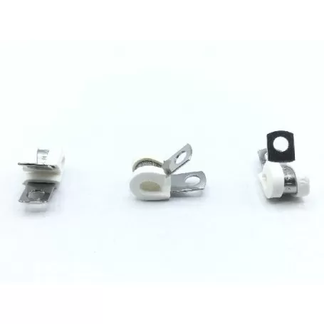 Adel Clamp Morsetto ad anello diametro: 6,35 mm 1/4 ",  ammortizzato, acciaio resistente alla corrosione con cuscino in silicone, morsetto 1,90 €