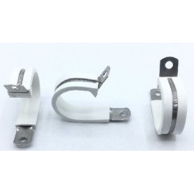 Ring clamp diameter: 25.4mm 1", cushioned, corrosion resistant steel with silicone cushion