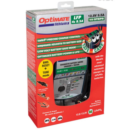 Caricabatterie/Manutentore/Alimentatore al Litio Optimate Modello TM-275 V2 amp da 13,2 Volt