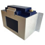 Portabatterie in alluminio per batterie da custodia "C".