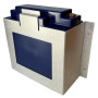Box batteria in alluminio per batterie case "E".