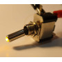 On/Off Toggle Switch Illuminato 25A@12Volt Amber