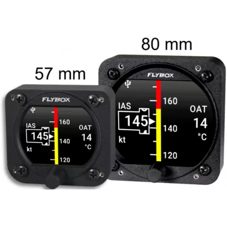 Indicators 2.25"-3.15" Omnia80 - Air speed indicator + Outside Air temperature (80 mm) €457.51
