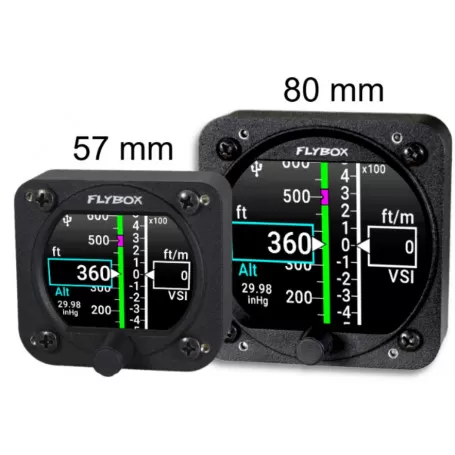 Indicators 2.25"-3.15" Omnia80 Altimeter + Vertical Speed Indicator (80 mm) €463.61