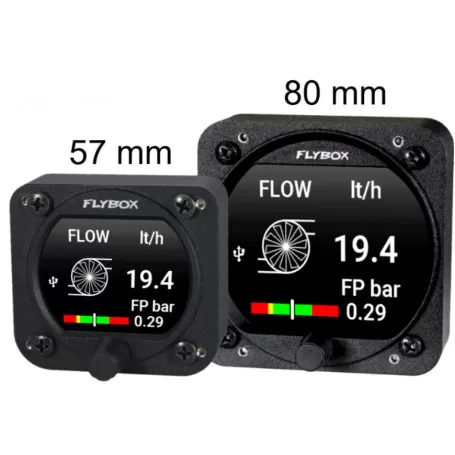Indicators 2.25"-3.15" Omnia80 Dual Flow sensor Fuel Computer + Fuel pressure (80 mm) €474.59