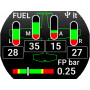 Omnia57 - 4 x Fuel Levels + Fuel Pressure (57 mm) option: Code 601040