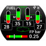 Omnia57 - Opzione 4 livelli carburante + pressione carburante (57 mm): codice 601040
