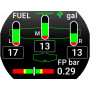 Omnia80- 4 x Fuel Levels + Fuel Pressure (80 mm) option: Code 601040