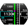 Omnia57 Altimeter + Vertical Speed Indicator (57 mm)