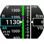 Omnia80 Altimeter + Vertical Speed Indicator (80 mm)