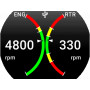 Omnia80 Engine RPM + Rotor RPM  (80 mm)