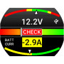 Omnia80 Volt Meter + Dual Amperometer with Diagnostics (80 mm)