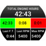 Omnia57 Engine Tachometer + Manifole Absolute Pressure (57 mm)