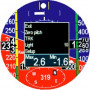 Oblò 2  3”1/8 Efis (80 mm) con funzione Autopilota già attivata