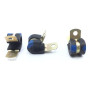 Morsetto ad anello diametro: 9,52 mm 3/8 ",  ammortizzato, acciaio resistente alla corrosione con cuscino Cuscino in gomma clor