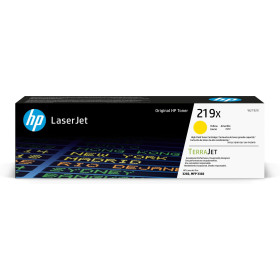 Toner HP 219x high yield yellow laserjet toner cartridge