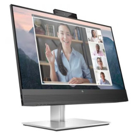 HP Monitor E24mv G4 609,6 mm (24,0") Class Webcam Full HD - 16:9 - Nero, Argento - 60,5 cm (23,8") Viewable - Tecnologia In-pla