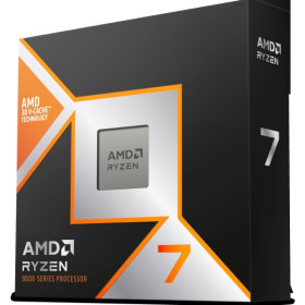 AMD CPU RYZEN 7, 9800X3D AM5, 5.2 GHZ 8-16 Thread sbloccati, Architettura Zen 5, 104 MB di Cache, TDP 120W, Fino a 5.2 GHz di F
