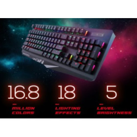 MAD CATZ GAMING TAST. S.T.R.I.K.E. 4 BLACK MECCANICA 104 TASTI RGB