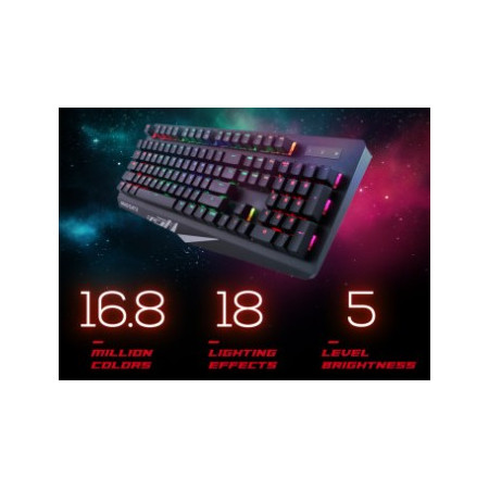 MAD CATZ GAMING TAST. S.T.R.I.K.E. 4 BLACK MECCANICA 104 TASTI RGB
