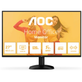 MONITOR AOC LCD IPS LED 27" WIDE FRAMELESS 120HZ 27B2DA 4MS MM FHD 1000:1 BLACK VGA DVI HDMI VESA