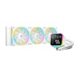 DEEPCOOL RAFF. LIQUIDO LQ360 ARGB BIANCO DISPLAY