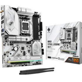 ASROCK B850 STEEL LEGEND WIFI PCIe Gen5 Graphics, M.2 - 2.5G LAN, 802.11be Wi-Fi 7