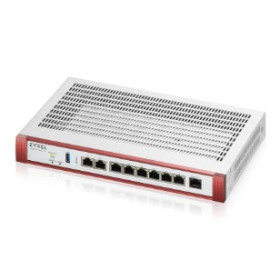 Zyxel USG FLEX 200H – Firewall cablato con throughput fino a 5000 Mbit/s (VPN 1200 Mbit/s, IPS/IDS 2000 Mbit/s), supporto IKEv2