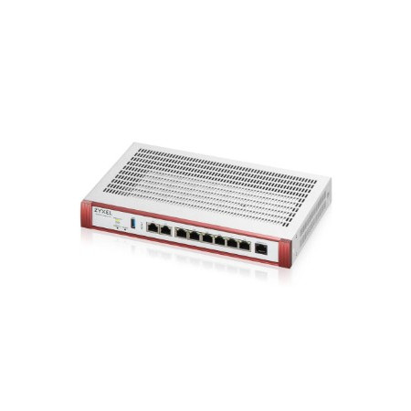 Zyxel USG FLEX 200H – Firewall cablato con throughput fino a 5000 Mbit/s (VPN 1200 Mbit/s, IPS/IDS 2000 Mbit/s), supporto IKEv2