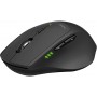 Rapoo MT550 - Mouse - ottica -6 pulsanti-wireless-2.4 GHz, Bluetooth 4.0, Bluetooth 3.0 - ricevitore wireless USB - nero