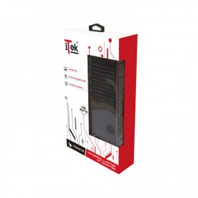 ALIMENTATORE UNIVERSALE ITEK ITNBAE65 PER NOTEBOOK 65W CON 12 CONNETTORI, PORTA USB 5V1A, 100/240VAC, 15/20VDC