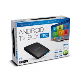 Atlantis SMARTIX H1 Android Smart TV Box, CPU 4 core 64 bit, 1 Gb RAM, 8 Gb ROM, HDMI, USB, SD slot, LAN, Optical, WiFi