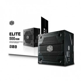 ALIMENTATORE ATX 500W COOLERMASTER Elite 500 V3 MPW-5001-ACABN1-EU PFC ATTIVO EFFICIENZA 82% 240VAC FAN120MM CAVO