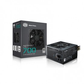 ALIMENTATORE ATX 700W COOLERMASTER MASTERWATT LITE 700 certificato 80Plus +EU 230V FAN120MM 150X140X86MM