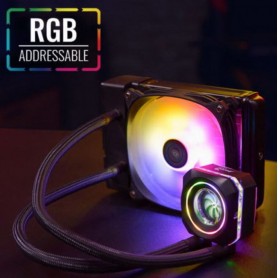 AEROCOOL RAFF.LIQUIDO PULSE L120F ARGB HALO LED TDP 200W, 12CM ARGB FAN