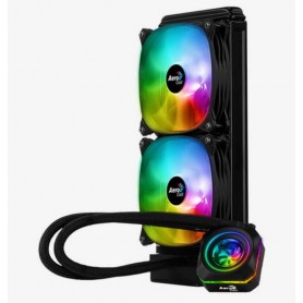 AEROCOOL RAFF.LIQUIDO PULSE L240F ARGB HALO LED TDP 400W, 2X12CM ARGB FAN