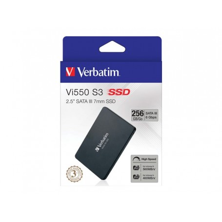 SSD 2.5" 240GB SATA3 Verbatim Vi550 READ:560MB/S-WRITE:460MB/S